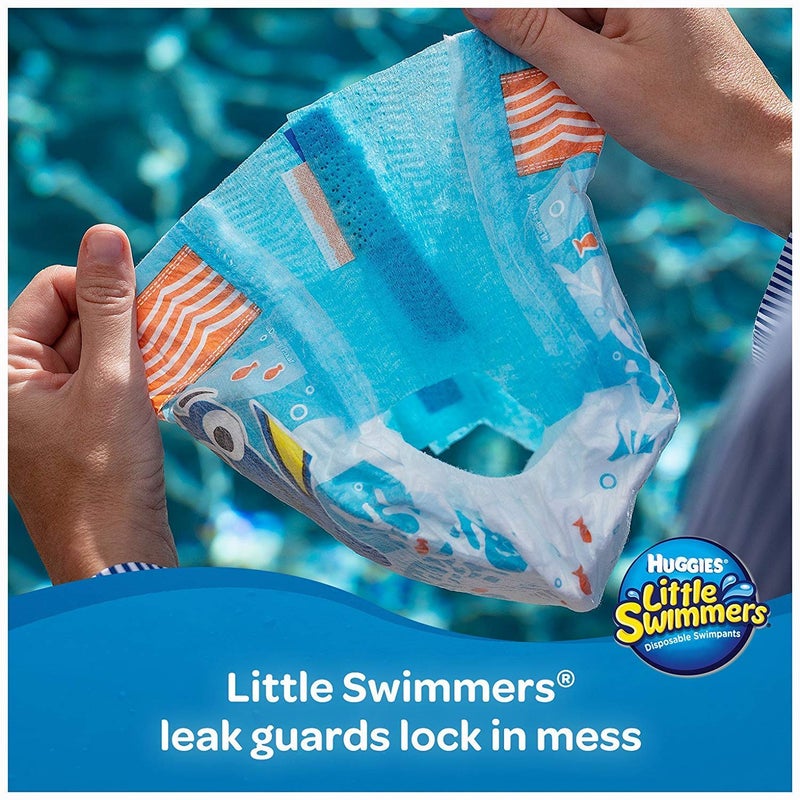 Huggies Little Swimmers Disposable Swim Pants, Small (15lb-34lb.), 12-Count - Image 3